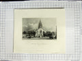 Old Antique Print 1840 John'S Church Richmond Allom Kernot Architecture 19th