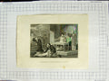 Original Old Antique Print Mandarin Administering Justice Punishment