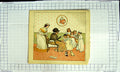Original Old Antique Print Colour Nursery Rhyme Sing A Song For Sixpence
