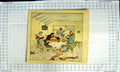 Original Old Antique Print Colour Nursery Rhyme Baking Blackbirds In A Pie