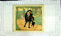 Original Old Antique Print Colour Nursery Rhyme Family Children Horse Dogs
