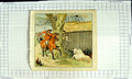 Original Old Antique Print Colour Huntsmen Music Horns Pig Countryside