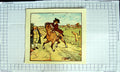 Original Old Antique Print Colour Comedy Scene Man Horse Getting Fright