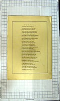 Original Old Antique Print Ref.461 Colour Nursery Rhyme Pied Piper Hamelin