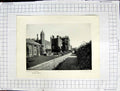 Original Old Antique Print Wosley'S Lodgings Architecture Pond Garden
