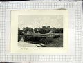 Original Old Antique Print Clifton Hampden River Bridge Church Photograph