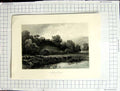 Original Old Antique Print View Norham Castle Mckewan Willmore