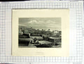 Original Old Antique Print View Tiberias Sea Galilee Collins Glasgow Bower