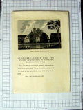 Old Antique Print 1787 Stanley Swithen'S Church Leonard'S Gloucestershire 18th