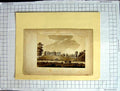 Original Old Antique Print 1790 Architecture Chateau River Boats 18th Century