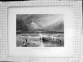 Original Old Antique Print C1900 View St. Michaels Mount Cornwall England Sea