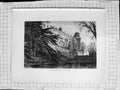 Original Old Antique Print C1900 View Warwick Castle England Architecture 20th