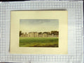 Original Old Antique Print 1880 Colour Plate View Heaton Park House Lancashire