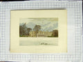 Original Old Antique Print 1880 Colour Plate View Ednaston Lodge Derbyshire