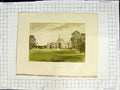 Original Old Antique Print 1880 Colour Plate View Moreton Hall Ackers Cheshire