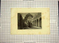 Antique Old Print Ref.527 C1790-C1900 Architecture Holyrood Chapel Edinburgh
