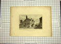 Original Old Antique Print C1790-C1900 House Roscoe Mount Pleasant Liverpool