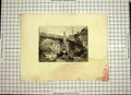 Original Old Antique Print C1790-C1900 View Lauffenburg River Rhine Bridge 18th