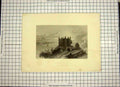 Original Old Antique Print 1839 Castle Granson Lake Neuschatel Kasteel Grandson