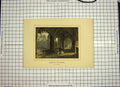 Original Old Antique Print C1790-C1900 Colour Cloisters Chester Cathedral 18th