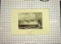 Old Antique Print C1790-C1900 Rhine Falls Schaffausen Mountains Engraving 18th