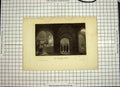 Original Old Antique Print C1790-C1900 Heiligen Gruft Men Praying Kiew Church