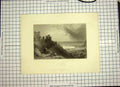 Original Old Antique Print C1790-C1900 View Dover Ramsgate Road Castle Tower
