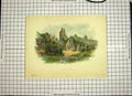Original Old Antique Print C1790-C1900 Colour Hastings Castle Ruins 18th