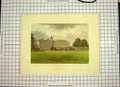 Original Old Antique Print C1790-C1900 Eastwell Park Kent England Colour 18th