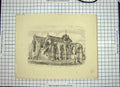 Original Old Antique Print 1851 Winchelsea Church Sussex England Architecture