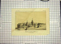 Original Old Antique Print C1790-C1900 Abbaye Saint-Laurent Abbey France 18th