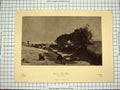 Original Old Antique Print Landscape Trees Vale Paris Louvre C1790-C1900 18th