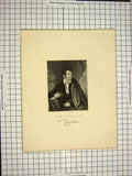 Original Old Antique Print C1790-C1900 Portrait Campbell Engraving Jenkins 18th