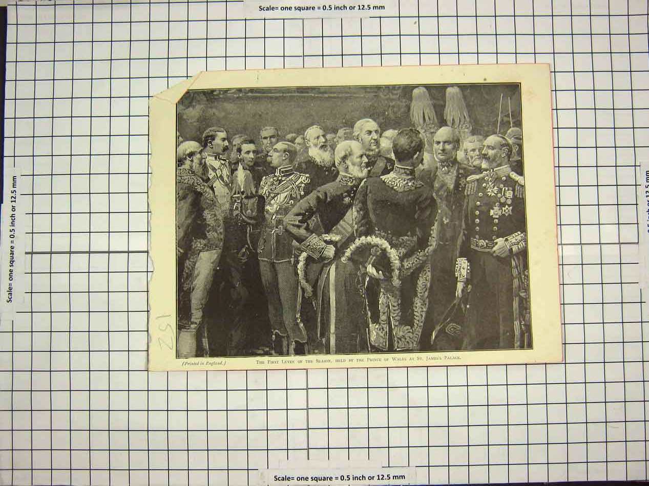 Original Old Antique Print C1790-C1900 Portrait Henry Irving 18th Century