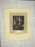 Old Antique Print Ref.542 C1790-C1900 Portrait James Duke Hamilton Finden