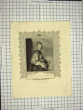 Old Antique Print Portrait Algernon Percy Earl Northumberland C1790-C1900 18th