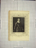 Original Old Antique Print C1790-C1900 Portrait Henry Prince Wales Finden 18th
