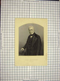 Original Old Antique Print C1790-C1900 Portrait Lord Macaulay Engraving 18th