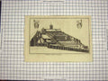 Original Old Antique Print C1790-C1900 Abbey Sepulchre Cambray Architecture