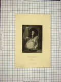 Original Old Antique Print Ref.568 C1790-C1900 Portrait Roman Pontiff Pius Pope