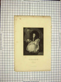 Original Old Antique Print Ref.567 C1790-C1900 Portrait Roman Pontiff Pius Pope