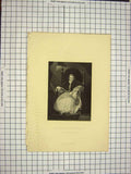 Original Old Antique Print Ref.566 C1790-C1900 Portrait Roman Pontiff Pius Pope