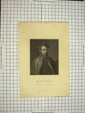 Original Old Antique Print C1790-C1900 Portrait Ignatius De Dongola Holl 18th