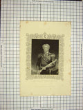 Original Old Antique Print C1790-C1900 Portrait General Robert Sale Holl 18th
