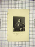 Original Old Antique Print C1790-C1900 Portrait Daniel O'Corrnell 18th Century