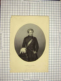 Original Old Antique Print C1790-C1900 Portrait Baron Clyde Engraving 18th