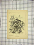 Original Old Antique Print C1790-C1900 Portrait Lord Gough British War 18th