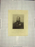 Original Old Antique Print C1790-C1900 Portrait Royal Highness Duke York 18th