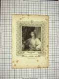 Original Old Antique Print C1790-C1900 Portrait James Stuart Duke Richmond 18th