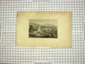 Original Old Antique Print C1800 Engraving View Thun Cooper Finden 19th Century
